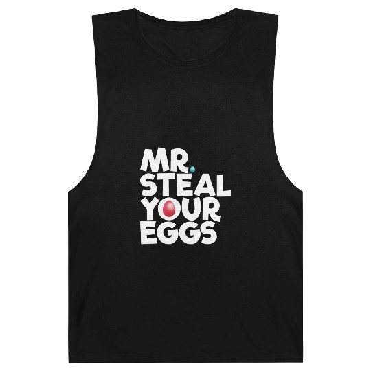 Mr Steal Your Eggs Kids Easter Sunday Funny Easter Barnard Tanks