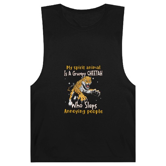 My Spirit animal Is A Grumpy Cheetah Barnard Tanks