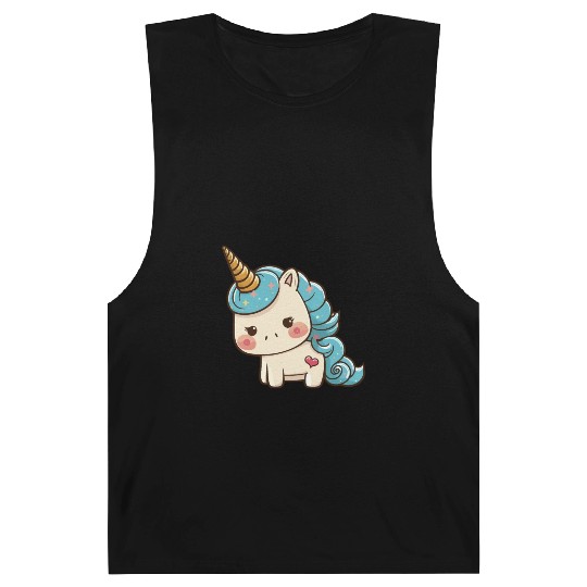 Cute colorful unicorn Barnard Tanks