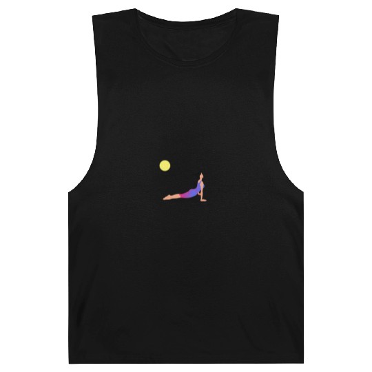 Yoga Healthy Body Training Illustration Barnard Tanks