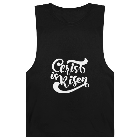 He Is Risen Religious Easter Barnard Tanks