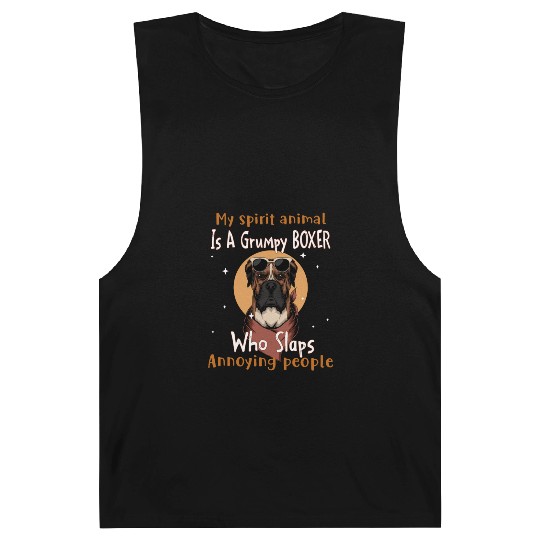 My Spirit animal Is A Grumpy Dog 02 Barnard Tanks