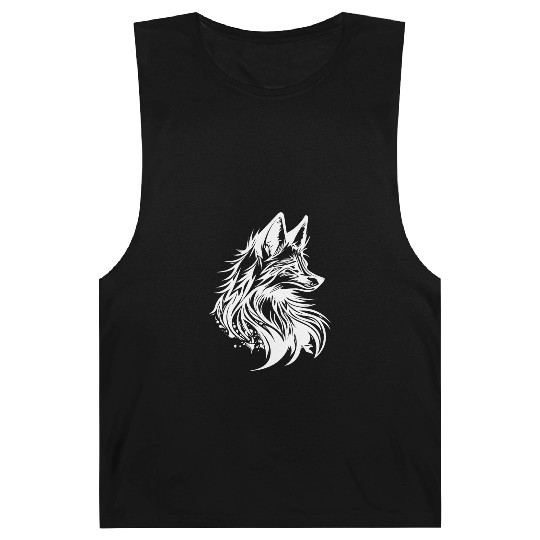 Little Cunning Fox Portrait Tattoo Ink Barnard Tanks