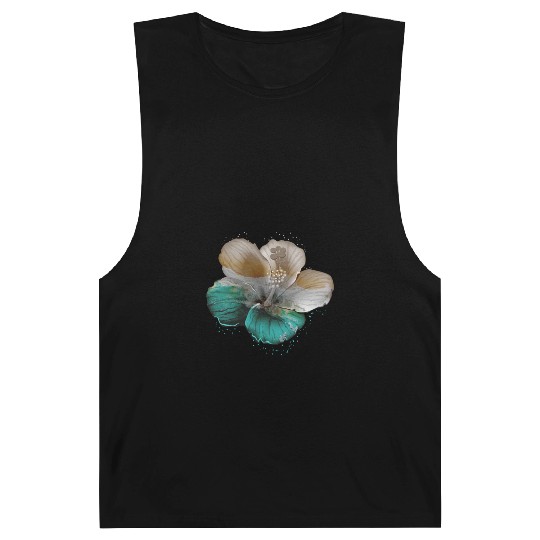 Hibiscus Flower Cool Garden Nature Lover Humor Barnard Tanks