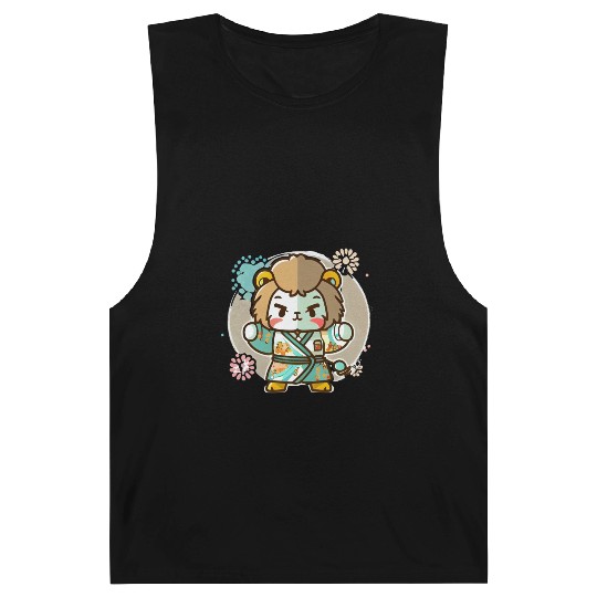 Lion kimono Barnard Tanks