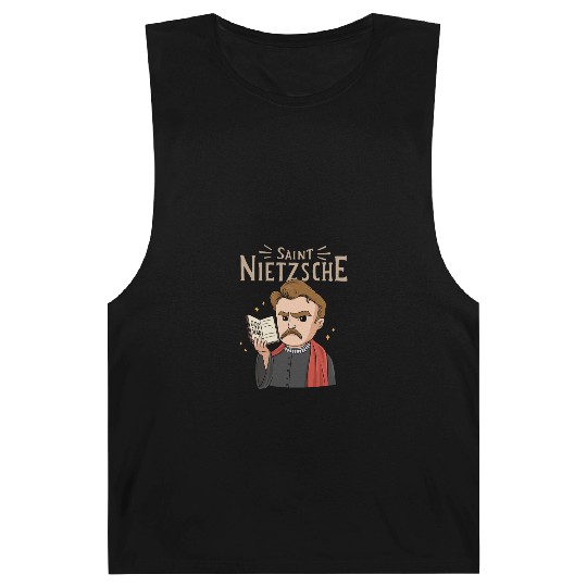 Saint Nietzsche Design for a Philosophy Student Barnard Tanks