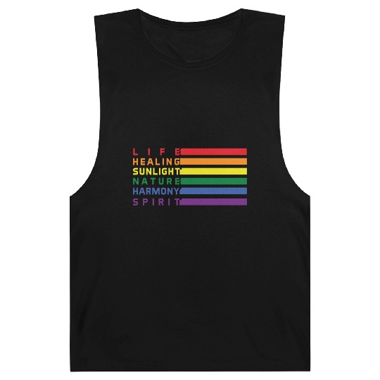 Lgbtq flag LGBTQ lesbian pride flags Barnard Tanks