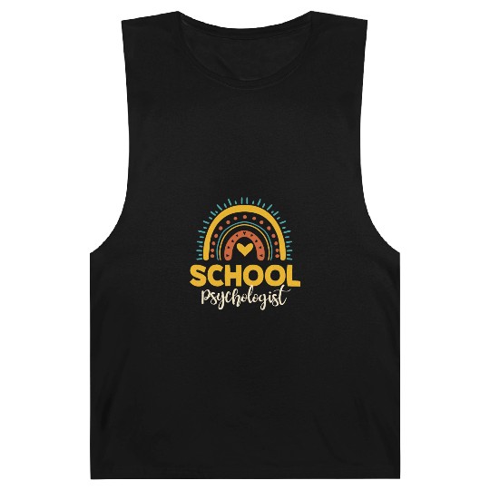Cute School Psychologist Outfit Student Support Barnard Tanks
