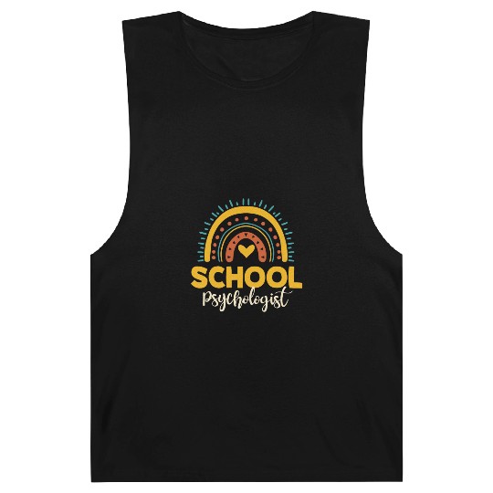 Cute School Psychologist Outfit Student Support Barnard Tanks