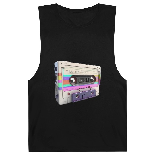 80s Music Cassette Tape : 3D, Neon, 80s songs Barnard Tanks