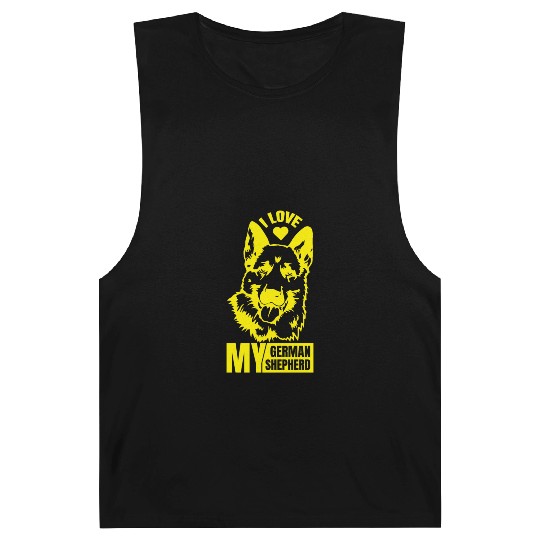 I love my German Shepherd Barnard Tanks
