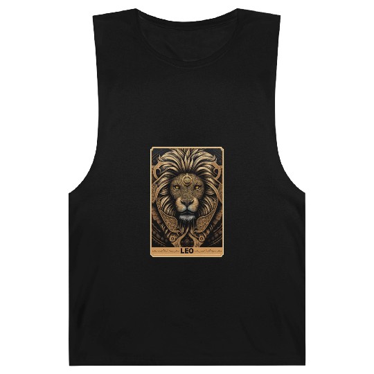 Leo Astrology Sign Lion Zodiac Tarot Card Occult W Barnard Tanks