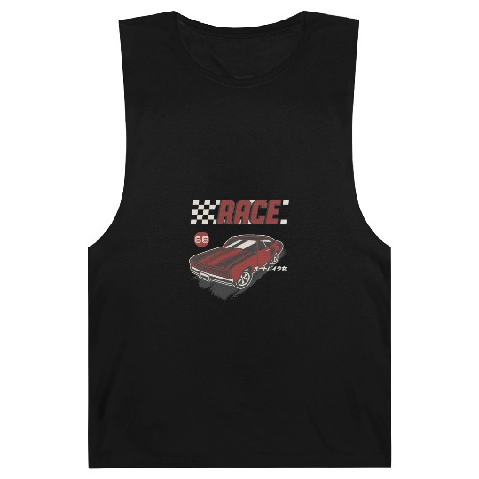 Retro Muscle Car Vintage Racing Car Lover Barnard Tanks