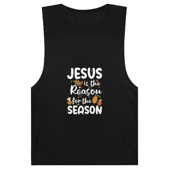 Jesus Is The Reason For The Season Autumn Faith Barnard Tanks