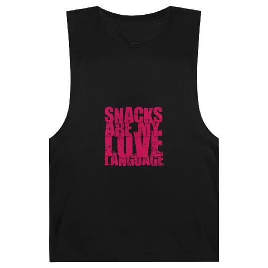 Snacks Are My Love Language Barnard Tanks