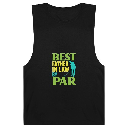 Best Step Dad Father In Law Golf Player Golfer Barnard Tanks