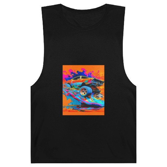 Car Muscle Car Vintage Retro muscle car Barnard Tanks