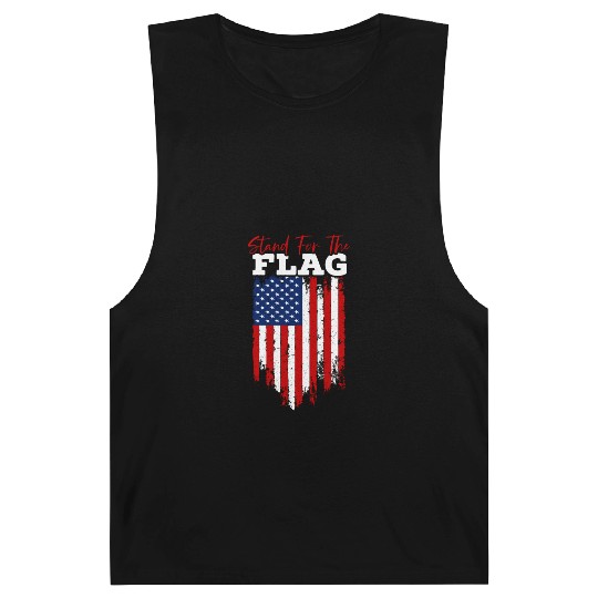 Stand For The Flag Veteran USA Flag Memorial Day Barnard Tanks