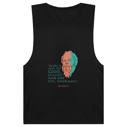 Socrates Stoic Philosophy Quote Barnard Tanks