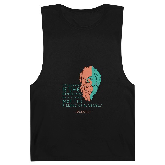 Socrates Stoic Philosophy Quote Barnard Tanks