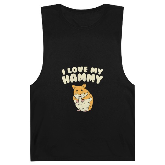 I Love My Hammy Cute Hamster Barnard Tanks