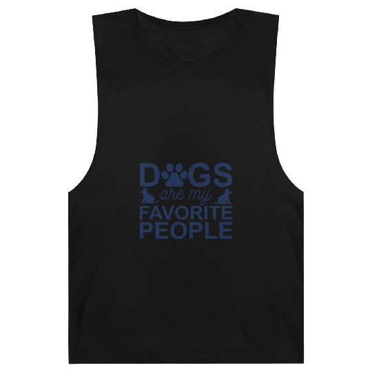 Dogs are my favorite people Barnard Tanks