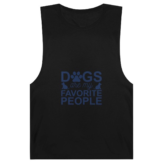 Dogs are my favorite people Barnard Tanks