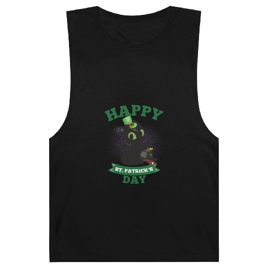 Happy St Patricks Day Toothless Barnard Tanks