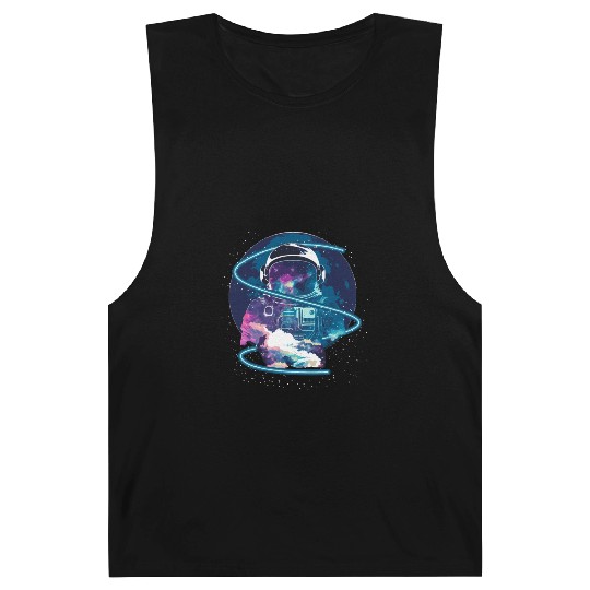 Galaxy Astronaut Full Moon Astronomy Space Science Barnard Tanks