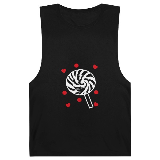 cute candy sweet lollipop lover Barnard Tanks