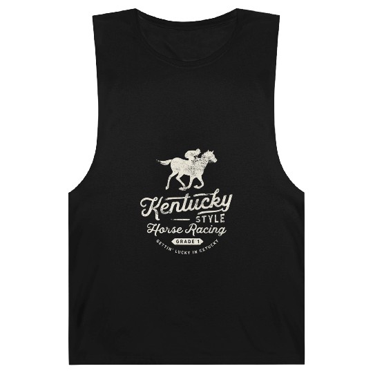 Funny Derby Day Kentucky style horse racing T Shi Barnard Tanks
