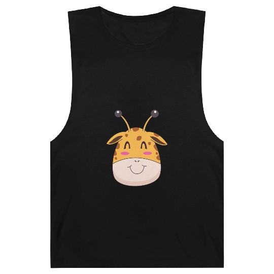 Cute Giraffe Design Barnard Tanks