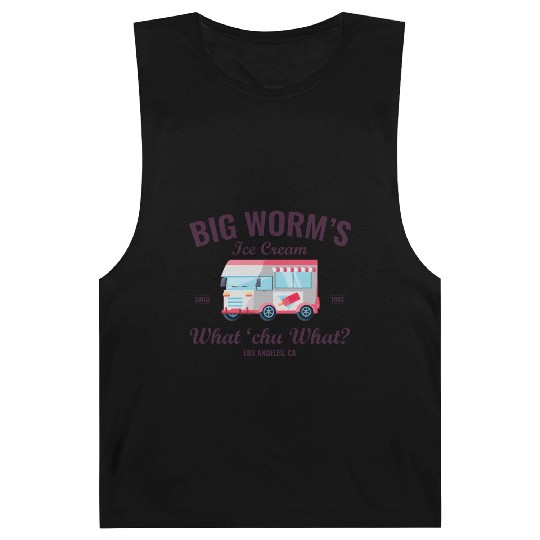 Big Worm s Ice Cream What chu Want Humor Style Barnard Tanks