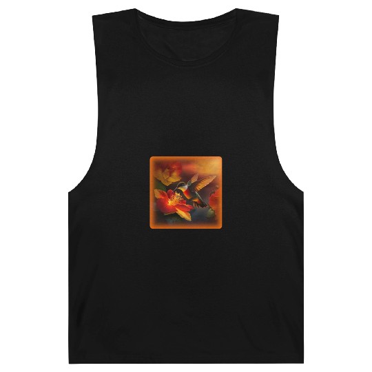 Hummingbird Hibiscus Flower Morning Sunrise Nature Barnard Tanks
