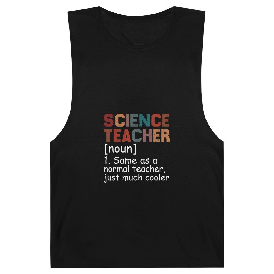 Science Teacher Definition Cool Back To School Barnard Tanks