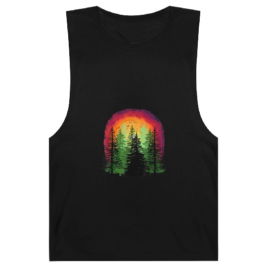 Forest sunrise sunset nature trees Barnard Tanks