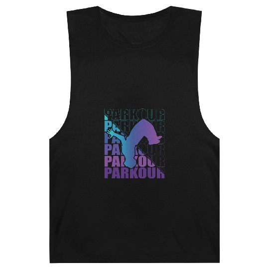 Parkour, Freerunning, Street Workout Acrobatic Barnard Tanks