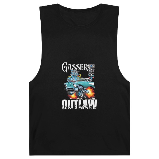 Gasser Outlaw Class Vintage Drag Racing Race Car Barnard Tanks