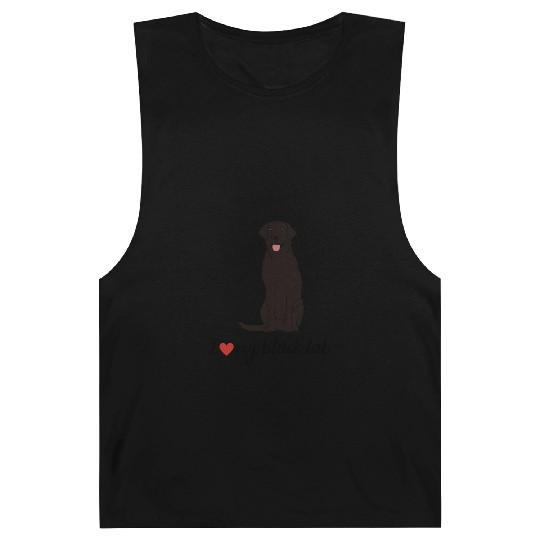 I love my black lab labrador Gift Lover Barnard Tanks