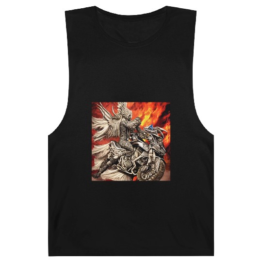 Devil Hellfire Riding Motorcycle Barnard Tanks