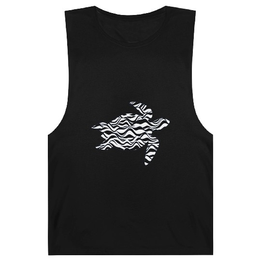 Ocean Sea Turtle, Beautiful white Foamed Waves of Barnard Tanks