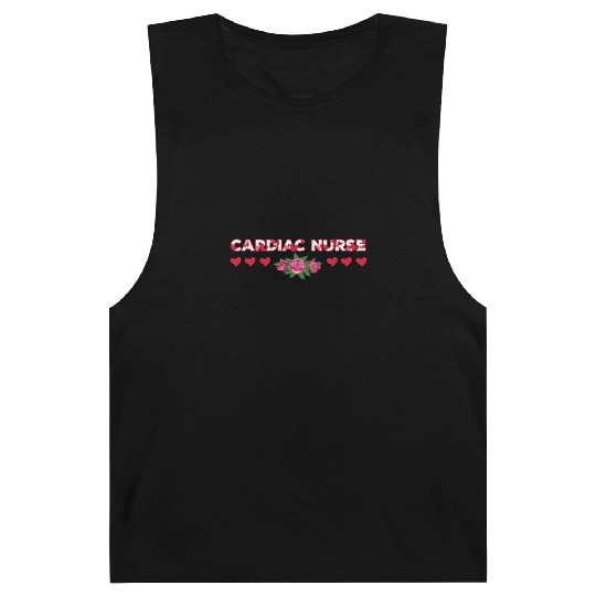 Cute Cardiac Nurse Apparel Barnard Tanks