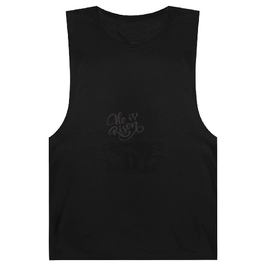 He Is Risen - Black Drawing HD Barnard Tanks
