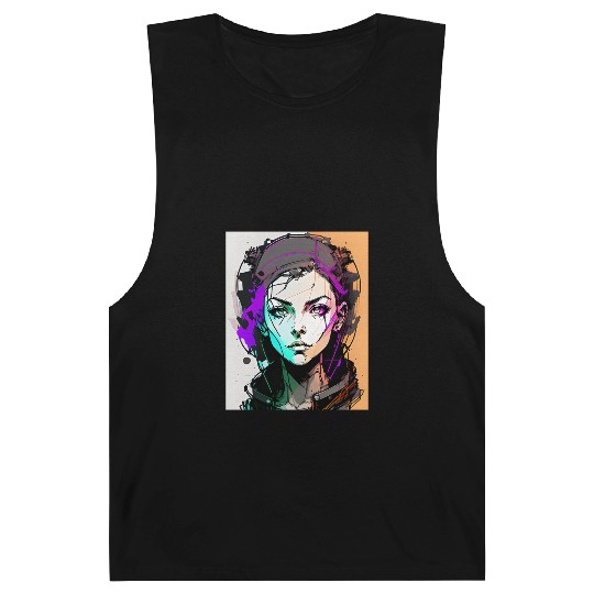 AI ART 01 GAMER GIRL Barnard Tanks