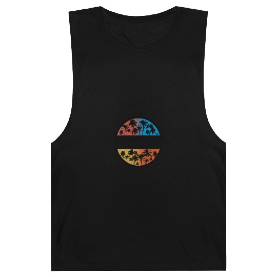 Palm Springs California Palm Tree Stylish Barnard Tanks