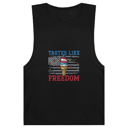 Patriotic America USA Flag 4th Of July American Barnard Tanks