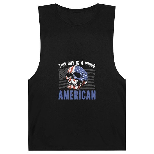 Patriotic America USA Flag 4th Of July American Barnard Tanks
