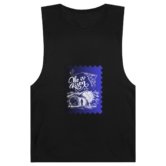 He Is Risen. Angel and singing; Classic drawing Barnard Tanks