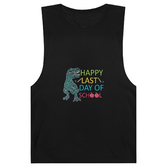 Last Day Of School Teacher Student Graduation Barnard Tanks