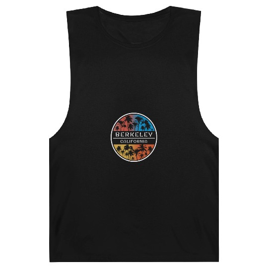 Berkeley California Stylish Vacation Souvenir Barnard Tanks